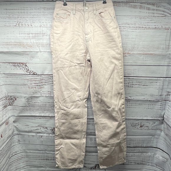 PacSun 90's Boyfriend Junior's Size 25 Pink Denim Jeans - Picture 2 of 11